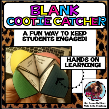 Preview of Cootie Catcher Blank