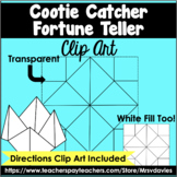 Cootie Catcher Fortune Teller Templates and Clip Art