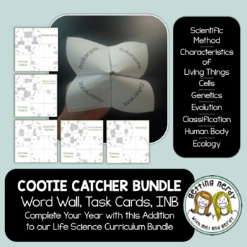 Preview of Science Cootie Catcher Bundle