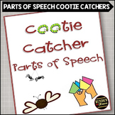 Parts of Speech Cootie Catchers Activity