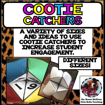 Preview of Cootie Catcher Question and Answer Blank