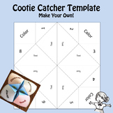 Cootie Catcher Template FREE