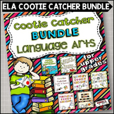 Literacy Centers for Reading and Grammar Cootie Catcher Bundle