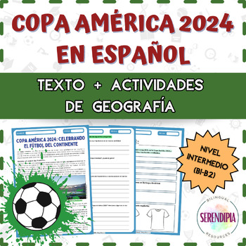 Preview of Copa América 2024 (fútbol) || TEXTO + ACTIVIDADES GEOGRAFÍA || Hispanic Heritage