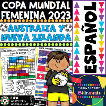 Preview of Copa Mundial Femenina 2023 -No-Prep Printables - Flashcards & Posters ( k-5 )