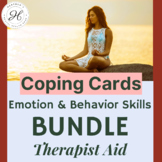 Coping Cards Bundle : EMOTION & BEHAVIOR Management Strate