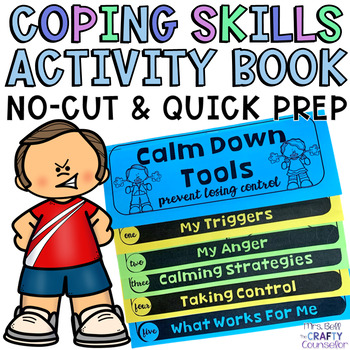 Preview of Coping Skill and Emotional Regulation Tool No-Cut and Low Prep Activity