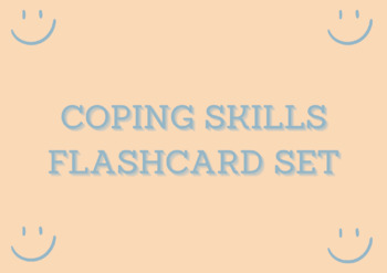 Preview of Coping Skill Flashcard Set