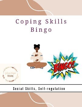 Preview of BINGO! A coping skills lesson and game!