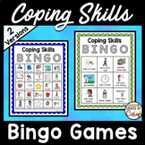Coping Skills Counseling Activity - Calming Bingo Games