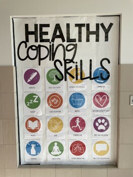 Preview of Coping Skills Bulletin Board