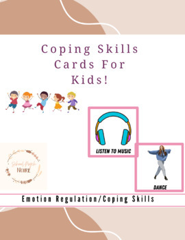 Preview of Coping Skills Cards For Kids!