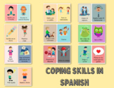 Coping Skills Cards in Spanish | Mindfulness Cards for kid