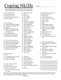 Coping Skills Checklist