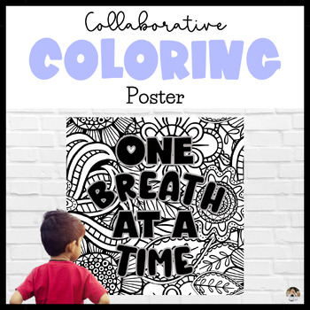 Preview of Coping Skills Collaborative Poster | SEL Counseling Calming Corner Decor