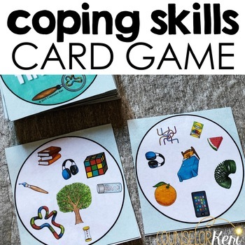Preview of Coping Skills Counseling Game: Calming Strategies Activity