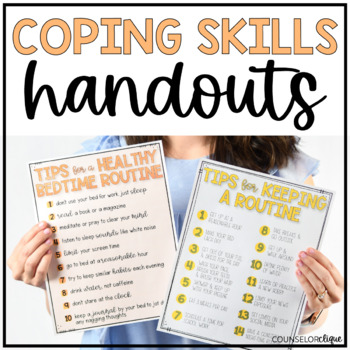 Preview of Coping Skills Handouts