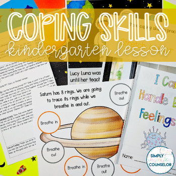 Preview of Coping Skills - Kindergarten Counseling Lesson