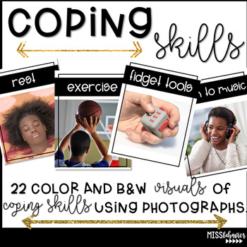 Preview of Coping Skills Visuals - Real Photographs
