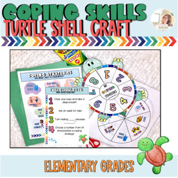 Preview of Coping Skills for Preschool | Turtle Coping Skills | Calming Tools for Kids