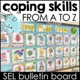 Coping Skills from A to Z Bulletin Board: Calming Strategi