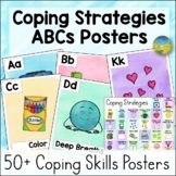 Coping Strategies ABCs Alphabet Posters - 52 Calming Skill