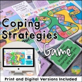 Coping Strategies Board Game - Digital & Print SEL Skills