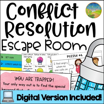 Preview of Conflict Resolution Escape Room