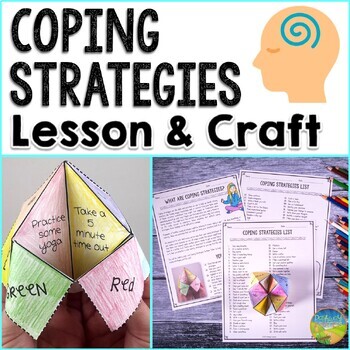 Preview of Coping Strategies Fortune Teller: SEL Skills Craft and Activity