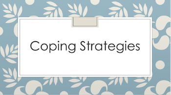 Preview of Coping Strategies Lesson