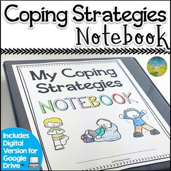 Preview of Coping Strategies Notebook - Teach SEL Calming and Self-Regulation Skills