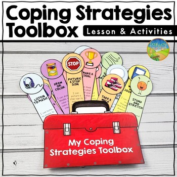 Preview of Coping Strategies Toolbox | SEL Skills Craft, Lesson, and Activity