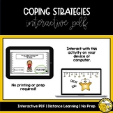 Coping Strategies and Calming Skills Interactive PDF