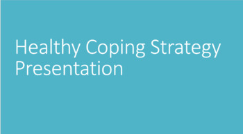 Preview of Coping Strategy Presentation and Rubric