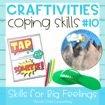 Preview of Coping Tool Craft Activity Set Visualization and Breathing CBT Activity