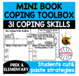 Coping Skills Toolbox Mini Book Customize Cut Paste Sensor