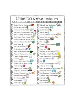 Preview of Coping Tools (For Virtual Learning)