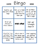 Coping through COVID Social Emotional activities BINGO with links
