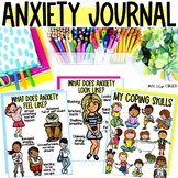 Coping with Anxiety Journal, Workbook, Worry, SEL & Counseling 