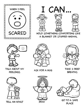 Social Emotional Coping Skills: Scared Feelings by Positive Counseling