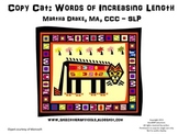 Copy Cat: Words of Increasing Length