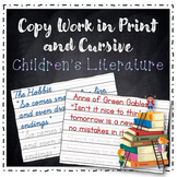 Copy Work Quotes from Children's Literature