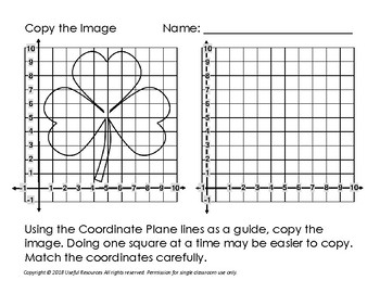 Preview of Copy the Image Coordinate Plane Game