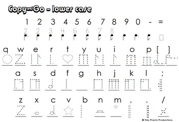 Preview of Copy&Go Music Notation Font