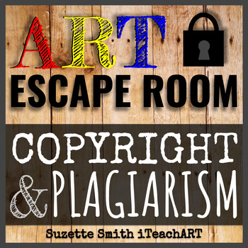 Preview of Copyright and Plagiarism Art Escape Room