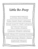 Copywork Series: Nursery Rhymes in Print