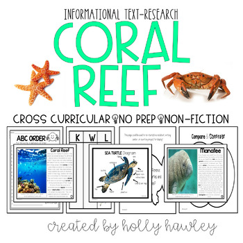 Coral Reef- A Non-Fiction Magic Tree House Accompany Pack by Holly Hawley