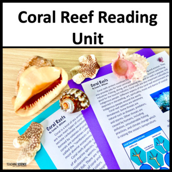 Coral Reef CLOSE Reading Science Literacy Unit by Lynda R Williams