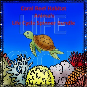 Animals Coral Reef Habitat Bundle by Donna Thompson | TpT