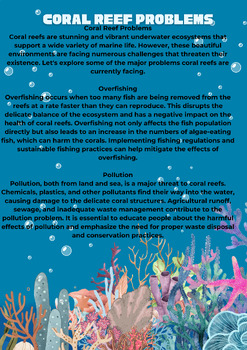Preview of Coral Reef PBL